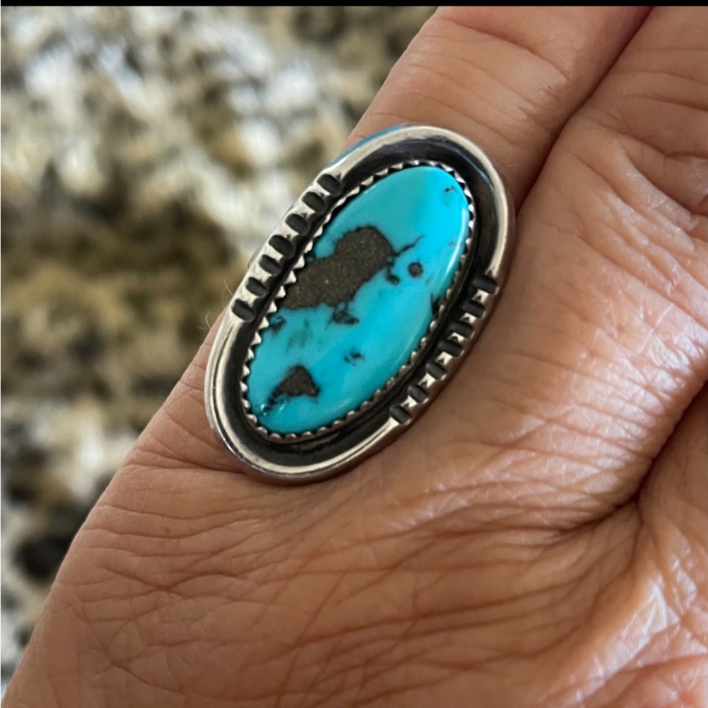 Turquoise & Sterling Silver Ring